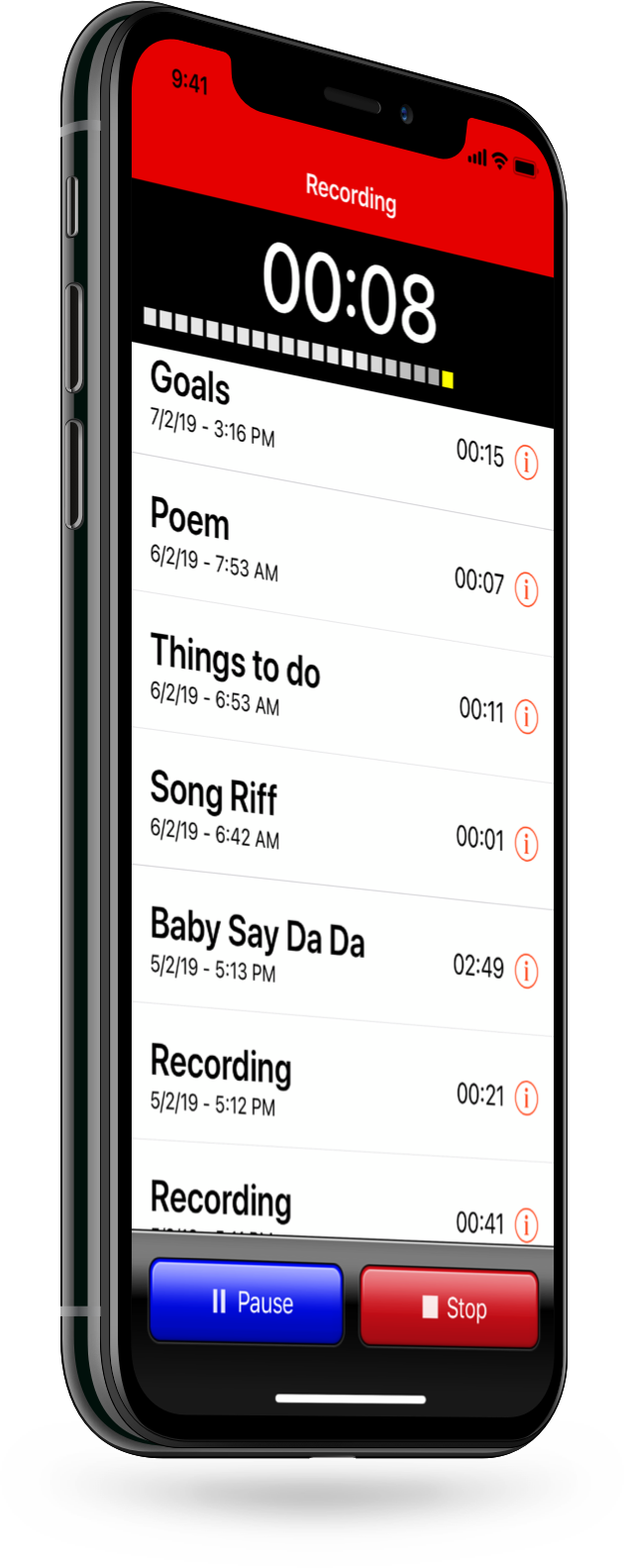iRecorder - Recorder for iPhone, iPod touch